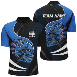 Skull Bowling Shirts For Men, Bowling Team&hellip;
