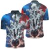 Splatter Pins Bowling Team Shirts For Men And Women, Bowling Tournament Shirt Blue, Custom Bowling Team Jersey Shirt