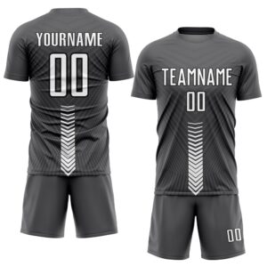 Steel Gray White Black Arrow Shapes Sublimation Soccer Uniform Jersey Custom Team Soccer Jersey Shirt 2 gwhblu.jpg
