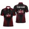 Strike Bowling Polo Shirt For Men Custom Bowling Polo Shirt Bowing Team Shirts, Personalized Bowling Team Shirt