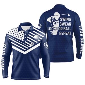 Swing Swear Look For Ball Repeat American Flag Custom Name Team Golf Polo Shirts Navy Blue Golf Polo Shirt Golf Shirts 2 vwh6z5.jpg