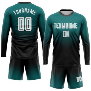 Teal White Black Sublimation Long Sleeve Fade Fashion Soccer Uniform Jersey Custom Team Soccer Jersey Shirt 2 am7lq9.jpg