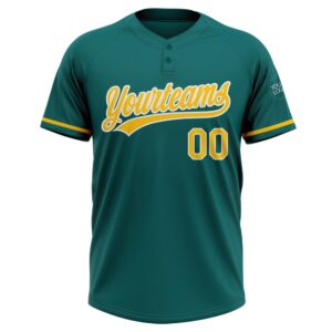 Teal Yellow White Two Button Unisex Softball Jersey Custom Team Softball Jersey 2 d0kunf.jpg