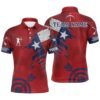 Texas Archery Polo Shirts For Men Custom Texas Flag Shirts For Archery Lover, Custom Archery Team Polo Shirt
