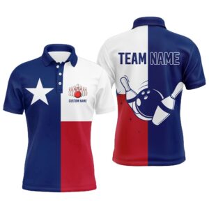 Texas Flag Bowling Shirts For Men Bowling&hellip;