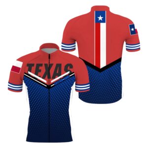 Texas Flag Cycling Jersey Men Women Bike&hellip;