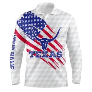 Texas Flag Longhorn Men s Golf Polo Shirts Custom Patriotic Golf Shirts For Men Golf Gifts Golf Polo Shirt Golf Shirts 2 qhhinl.jpg