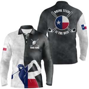Texas Flag Men s Black And White Patriotic Golf Shirts For Men Best Golf Gifts Golf Polo Shirt Golf Shirts 2 volhvs.jpg