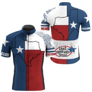 Texas Flag Men s Cycling Jerseybike Shirt With Full Zipper 3 Rear Pockets Cycle Gear Custom Mono Cycling Jersey 2 jv5xx7.jpg