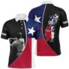 Texas Flag Men’s Golf Polo Shirts Custom Tropical Leaf Golf Attire For Men For Men’s, Golf Polo Shirt, Golf Shirts