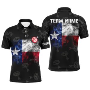 Texas Flag Smoke Archery Men Polo Shirts,&hellip;