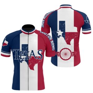 Texas Men s Cycling Jersey Bike Shirt With Full Zip 3 Rear Pockets Cycle Gear Custom Mono Cycling Jersey 2 jbccgy.jpg