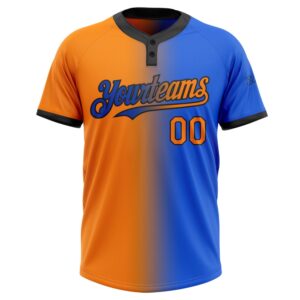 Thunder Blue Bay Orange Black Gradient Fashion Two Button Unisex Softball Jersey Custom Team Softball Jersey 2 hjcrne.jpg
