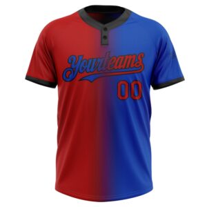 Thunder Blue Red Black Gradient Fashion Two Button Unisex Softball Jersey Custom Team Softball Jersey 2 ly1lir.jpg