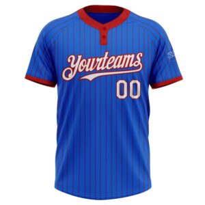 Thunder Blue Red Pinstripe White Two Button Unisex Softball Jersey Custom Team Softball Jersey 2 eylcnf.jpg