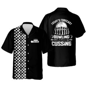 Todays Forecast Custom Bowling Shirt, Custom Team&hellip;