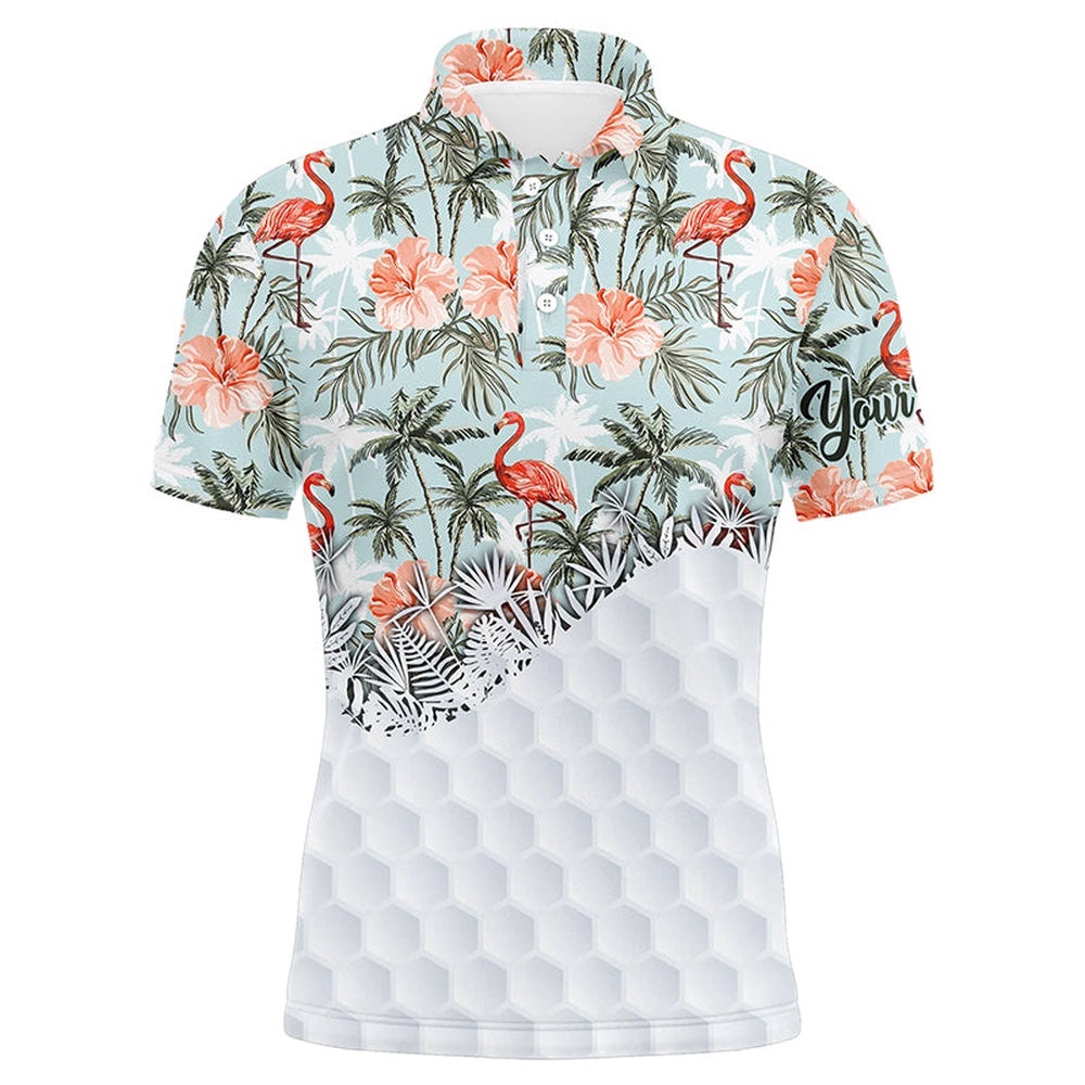 Tropical Palm Trees Flamingo Hibiscus Pattern Custom Men’s Golf Polo Shirts Team Golf Shirts For Men’s, Golf Polo Shirt, Golf Shirts Tropical Palm Trees Flamingo Hibiscus Pattern Custom Men’s Golf Polo Shirts Team Golf Shirts For Men’s, Golf Polo Shirt, Golf Shirts