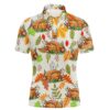 Turkey Thanksgiving Golf Men Polo Shirt Autumn Seamless Custom Golf Shirts For Men Golf Gifts, Golf Polo Shirt, Golf Shirts