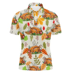 Turkey Thanksgiving Funny Men’s Golf Tops Autumn&hellip;