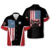 USA Texas Bowling Flag Hawaiian Shirt, Custom Bowling Shirt, Custom Team Bowling Hawaiian Shirt