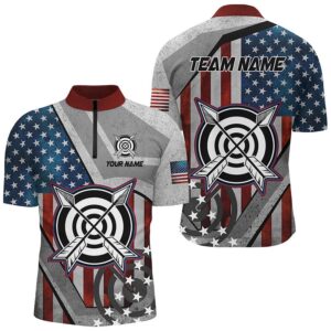 USA Flag Archery Shirts For Men Custom&hellip;