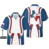 USA Bowling Flag Hawaiian Shirt, Custom Bowling Shirt, Custom Team Bowling Hawaiian Shirt