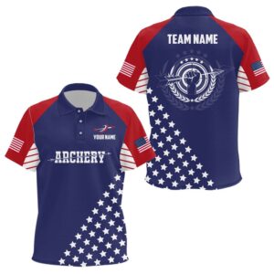 US Archery Polo Shirts Custom Team Name&hellip;