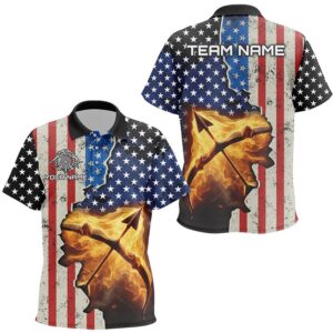 US Flag Archery Bow And Arrow Fire&hellip;