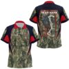 US Flag Camouflage Target Archery Polo Shirts, Custom Archery Team Polo, Custom Archery Team Polo Shirt