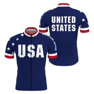 Usa Men Women Cycling Jersey American Bike&hellip;