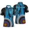Vintage American Flag Target Archery Polo Shirts, Custom US Arrows Flag Shirts, Custom Archery Team Polo Shirt