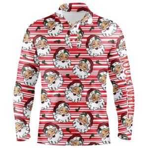 Vintage Cartoon Santa Claus With Holly Christmas&hellip;