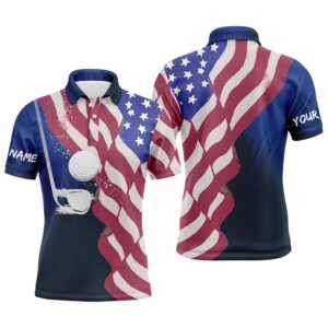 Watercolor D American Flag Golf Polos Th Of July Golfer Gifts Patriotic Golf Tops For Men Golf Polo Shirt Golf Shirts 1 bk6orl.jpg