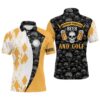 Weekend Forecast Golfing With A Chance Of Drinking Beer Custom Name Funny Men’s Golf Polo Shirt, Golf Polo Shirt, Golf Shirts