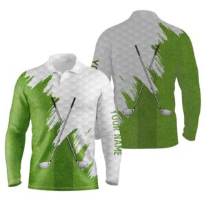 White And Green Golf Clubs Custom Name&hellip;