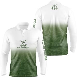 White And Green Golf Course Pattern Men’s&hellip;