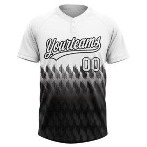 White Black 3D Pattern Lines Two Button Unisex Softball Jersey Custom Team Softball Jersey 2 ztimfs.jpg