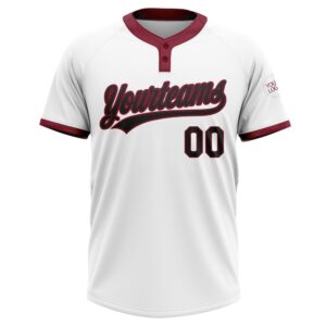 White Black Crimson Two Button Unisex Softball Jersey Custom Team Softball Jersey 2 twp0vu.jpg