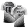 Vegas Gold Black Sublimation Long Sleeve Fade Fashion Soccer Uniform Jersey, Custom Team Soccer Jersey Shirt