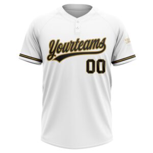 White Black Old Gold Two Button Unisex Softball Jersey Custom Team Softball Jersey 2 zmpnxi.jpg