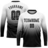 White Black Sublimation Soccer Uniform Jersey, Custom Team Soccer Jersey Shirt
