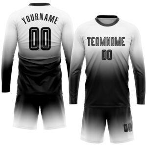 White Black Sublimation Long Sleeve Fade Fashion Soccer Uniform Jersey Custom Team Soccer Jersey Shirt 2 dc3rjj.jpg