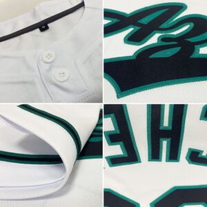 White Black Teal Two Button Unisex Softball Jersey Custom Team Softball Jersey 2 lwyxti.jpg