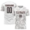 White Black Sublimation Soccer Uniform Jersey, Custom Team Soccer Jersey Shirt