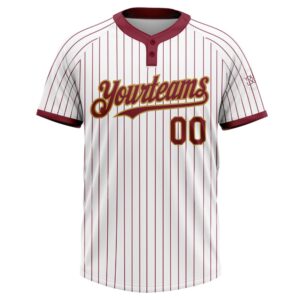 White Crimosn Pinstripe Old Gold Two Button Unisex Softball Jersey Custom Team Softball Jersey 2 mejyxa.jpg
