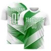 White Gray Black Lightning Sublimation Soccer Uniform Jersey, Custom Team Soccer Jersey Shirt