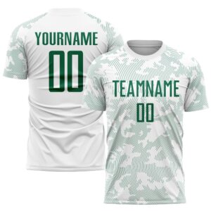 White Kelly Green Sublimation Soccer Uniform Jersey,&hellip;