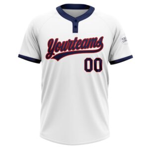 White Navy Red Two Button Unisex Softball Jersey Custom Team Softball Jersey 2 tn2psi.jpg