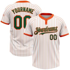 White Orange Pinstripe Kelly Green Two Button&hellip;