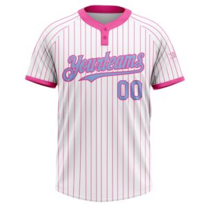 White Pink Pinstripe Light Blue Two Button Unisex Softball Jersey Custom Team Softball Jersey 2 nxtrfe.jpg